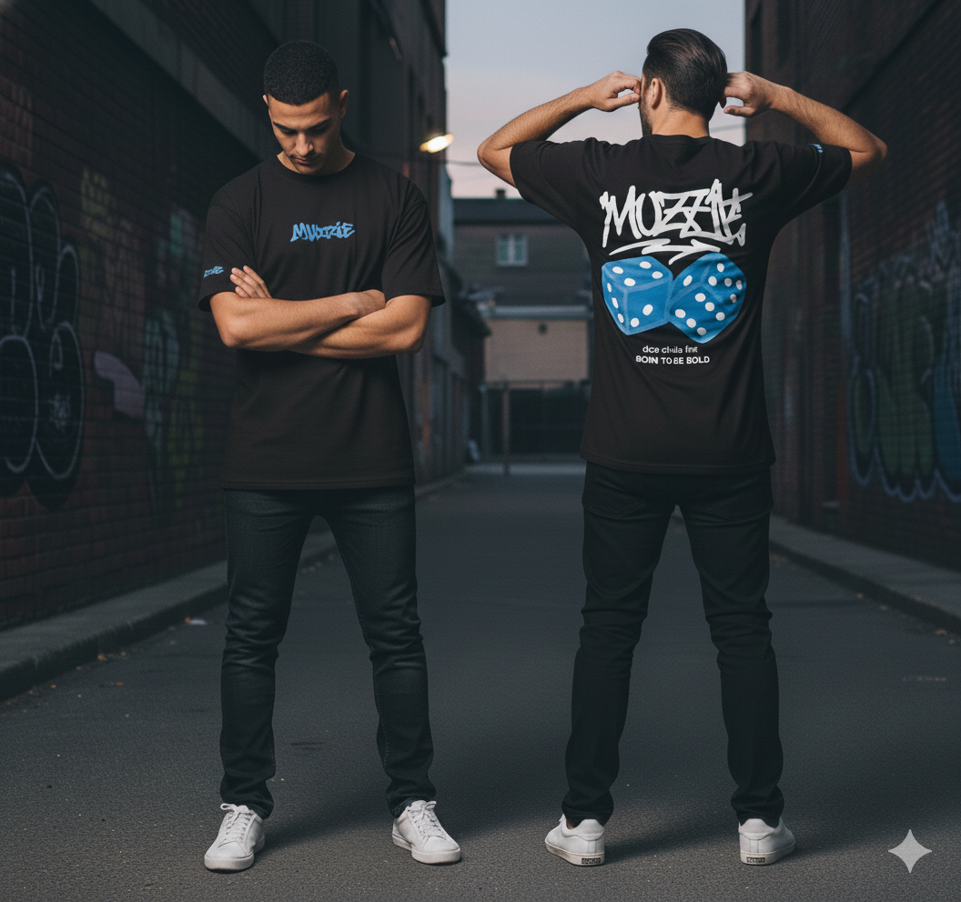 "MUZZIE" Dice Club Street Tee