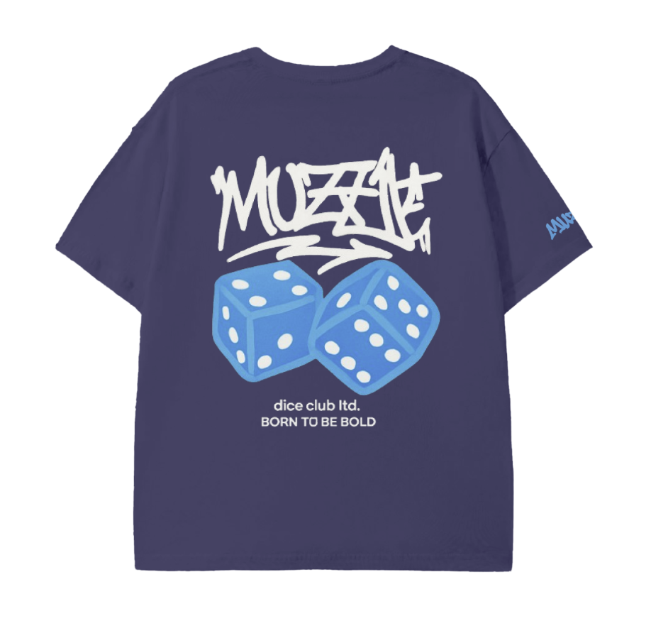 "MUZZIE" Dice Club Street Tee